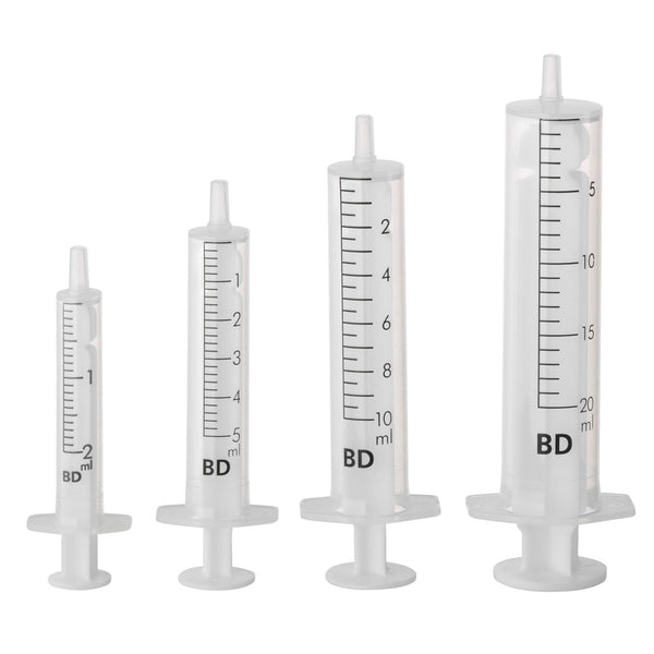 BD Discardit 2-Part Luer Slip Disposable Syringes
