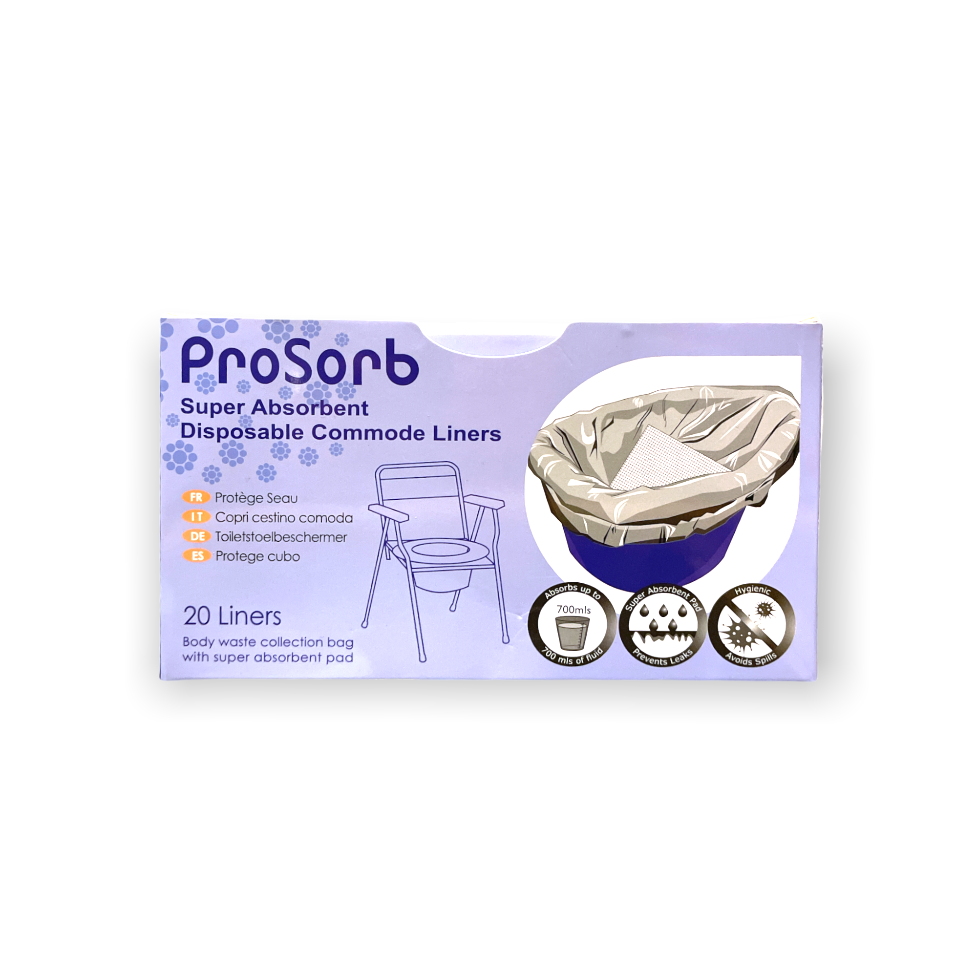 PROSORB Super Absorbant Commode Liners Apex Hygiene