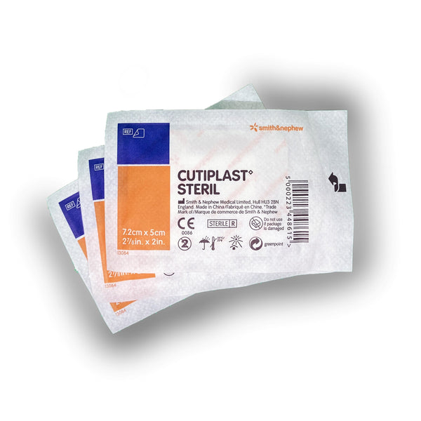 Cutiplast Steril Wound Absorbant Adhesive Dressing 7.25cm x 5cm