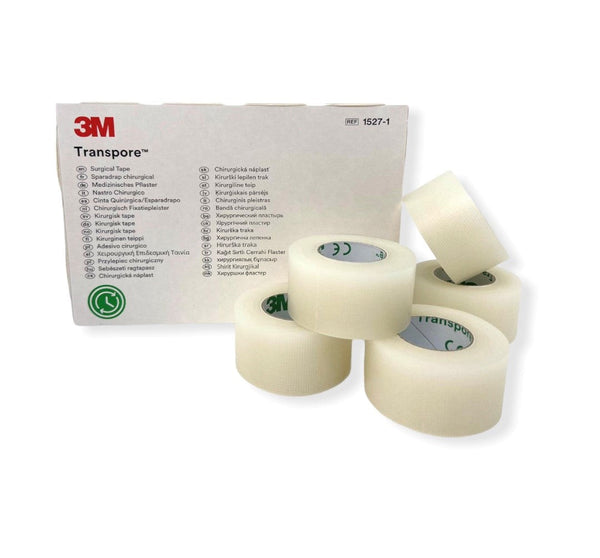 3M Transpore Surgical Tape 2.5cm x 9.1M